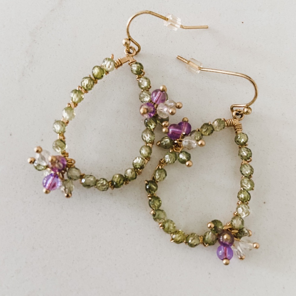 Anthropologie beaded earrings
